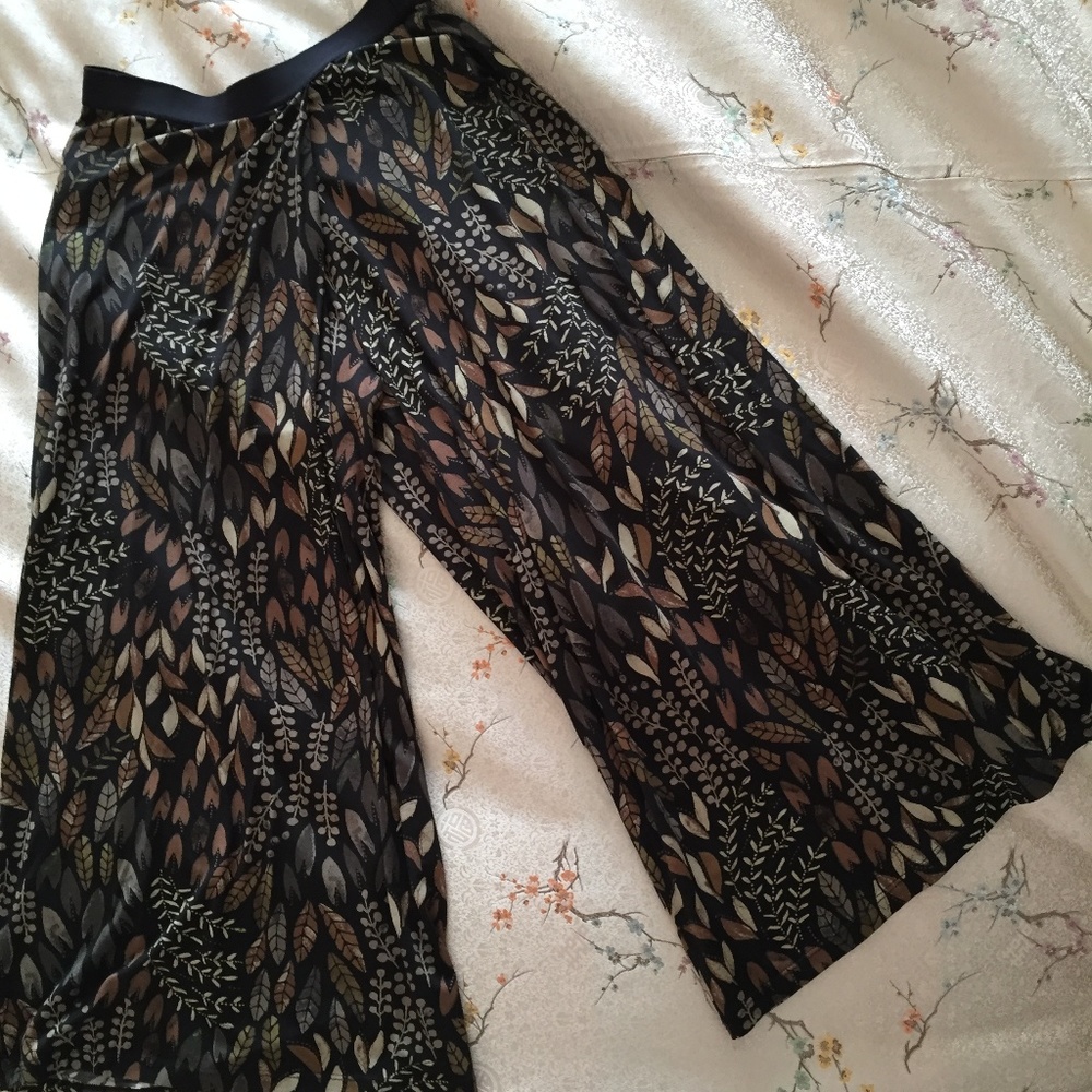 Black and brown print Gudrun Sjödén pants